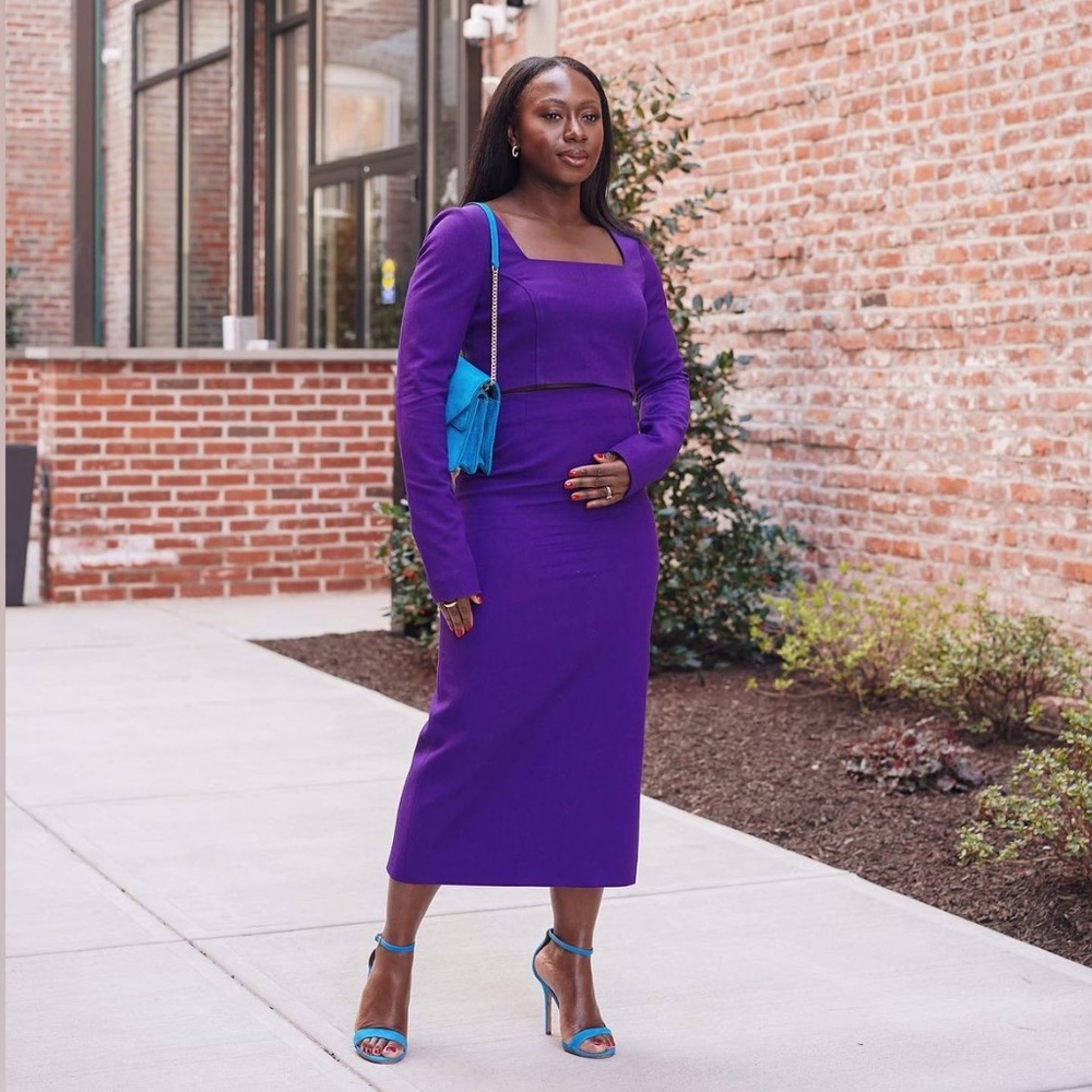 Zara purple set size medium and Large